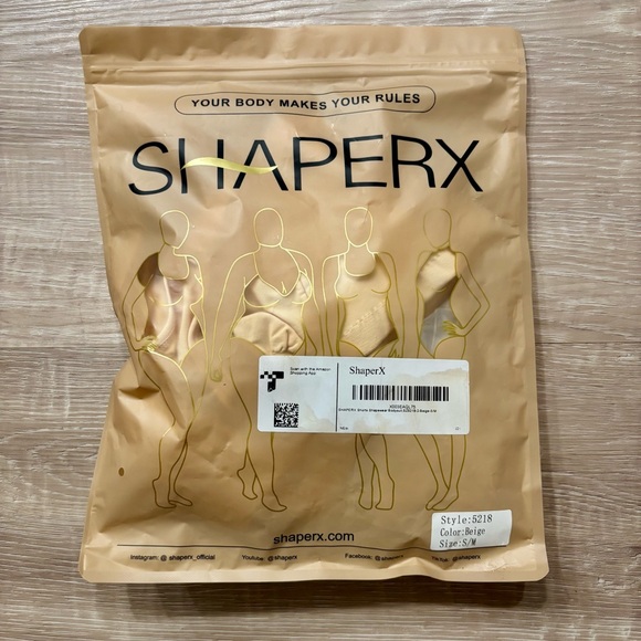 SHAPERX Tummy Control Shapewear Bodysuit Nude Seamless Body Shaper Thigh Shaper - Picture 3 of 6